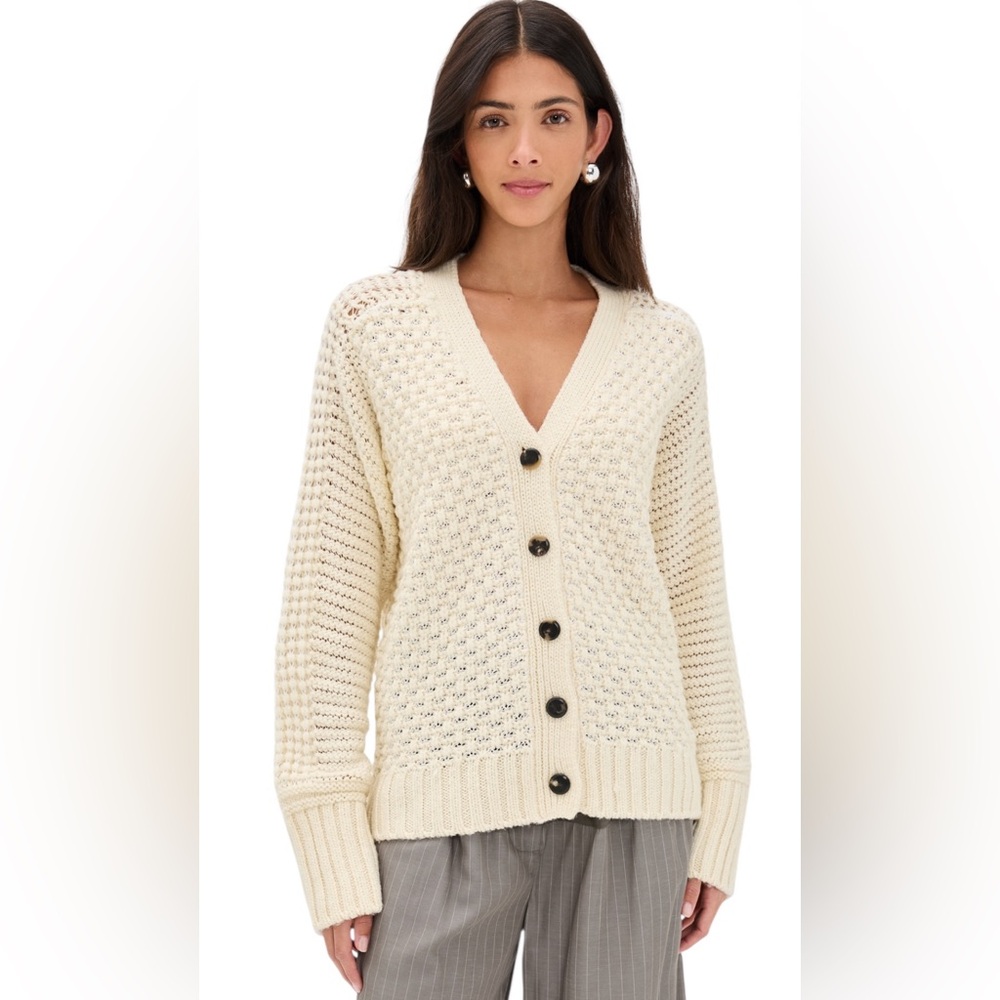NEW La Ligne Gus Cardigan. Cream. S. NWT.